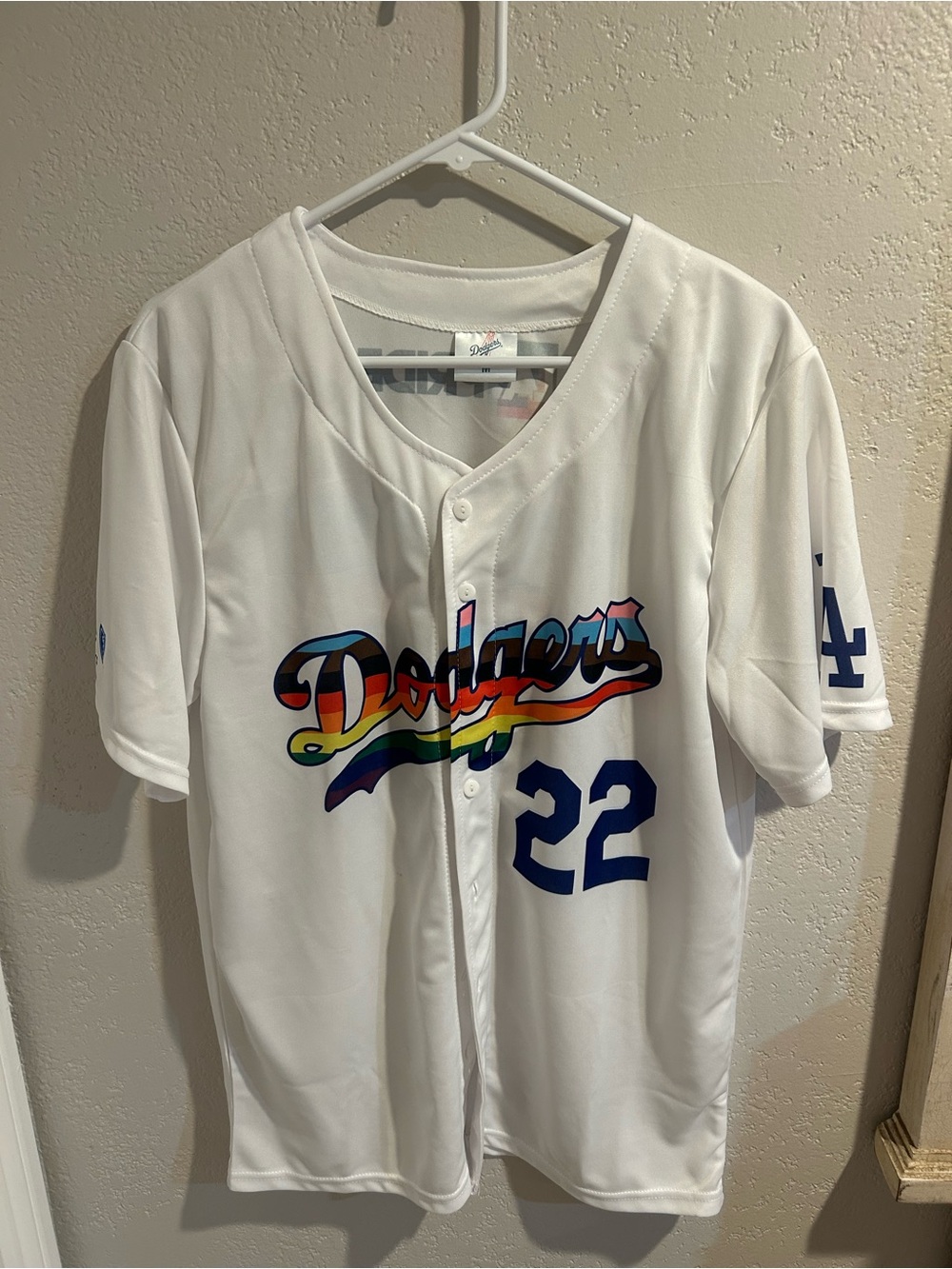 Los Angeles White Pride Dodgers Jersey